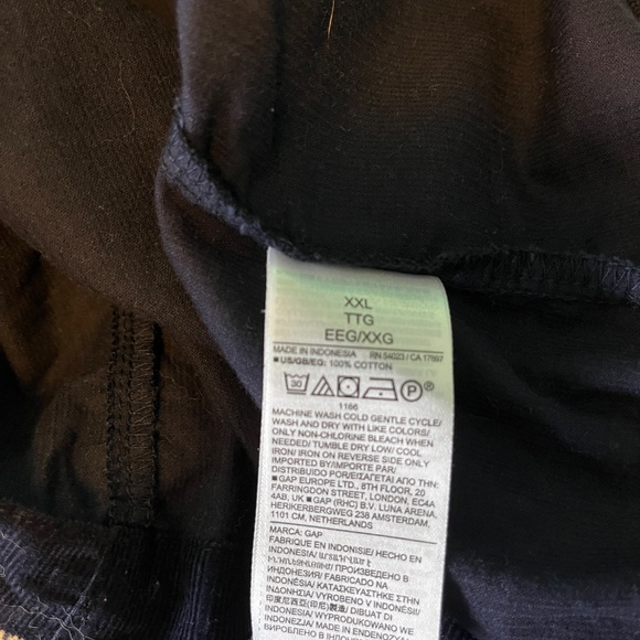 Gap Puffed Sleeve Corduroy Mini Dress, Navy, XXL - Picture 6 of 7